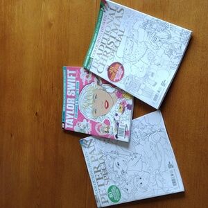 Colouring Heaven Coloring Books plus a Taylor Swift Coloring and Activity Book